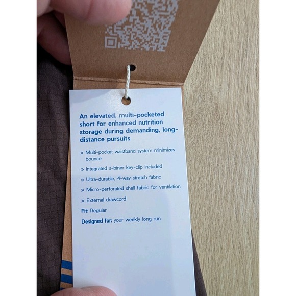 Janji W's 3" Multi Short Running Brown - Carob Size Large Athleisure Shorts NWT - Picture 5 of 9